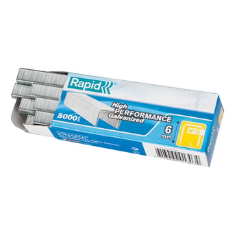 Rapid Nieten voor Tacker Type 13, 10mm Nietjes, 2.500 St., Dundraadnieten voor Hout en Canvas